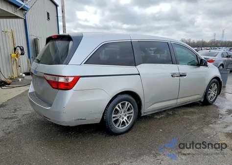 2012 Honda Odyssey Ex z USA, uszkodzony, nr VIN 5FNRL5H45CB046111